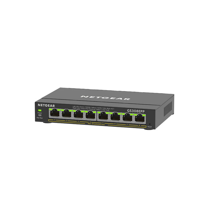 GS308EPP 8-Port PoE+ Gigabit Ethernet Plus Switch (123W) - Garansi 2 Tahun