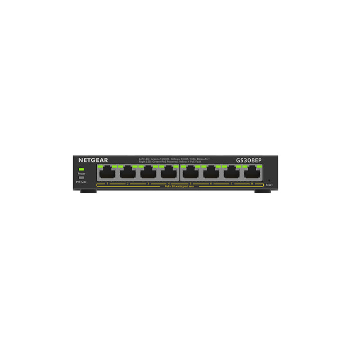 GS308EP 8 Port PoE+ Gigabit Ethernet Plus Switch (62W) - Garansi 2 Tahun