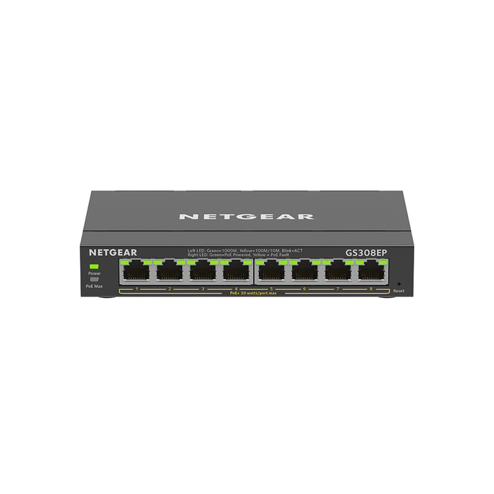 GS308EP 8 Port PoE+ Gigabit Ethernet Plus Switch (62W) - Garansi 2 Tahun