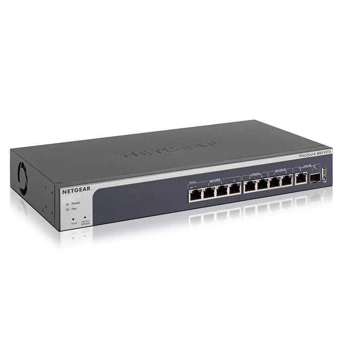 MS510TX 8-port Multi-Gigabit Ethernet Smart Switch with 10G Copper / 10G SFP+ Fiber Uplinks - Garansi 2 Tahun