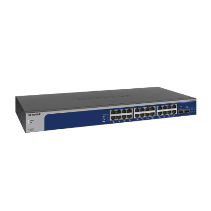 XS724EM 24-Port 10G/Multi-Gigabit Plus Switch with 2 Dedicated SFP+ Ports - Garansi 10 Tahun